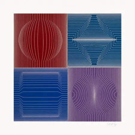 Serigrafía Vasarely - La Certa