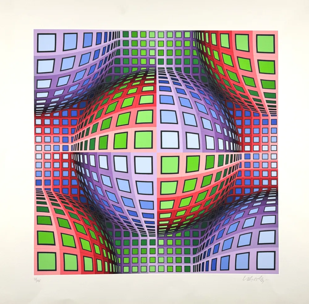 Serigrafía Vasarely - Lava 