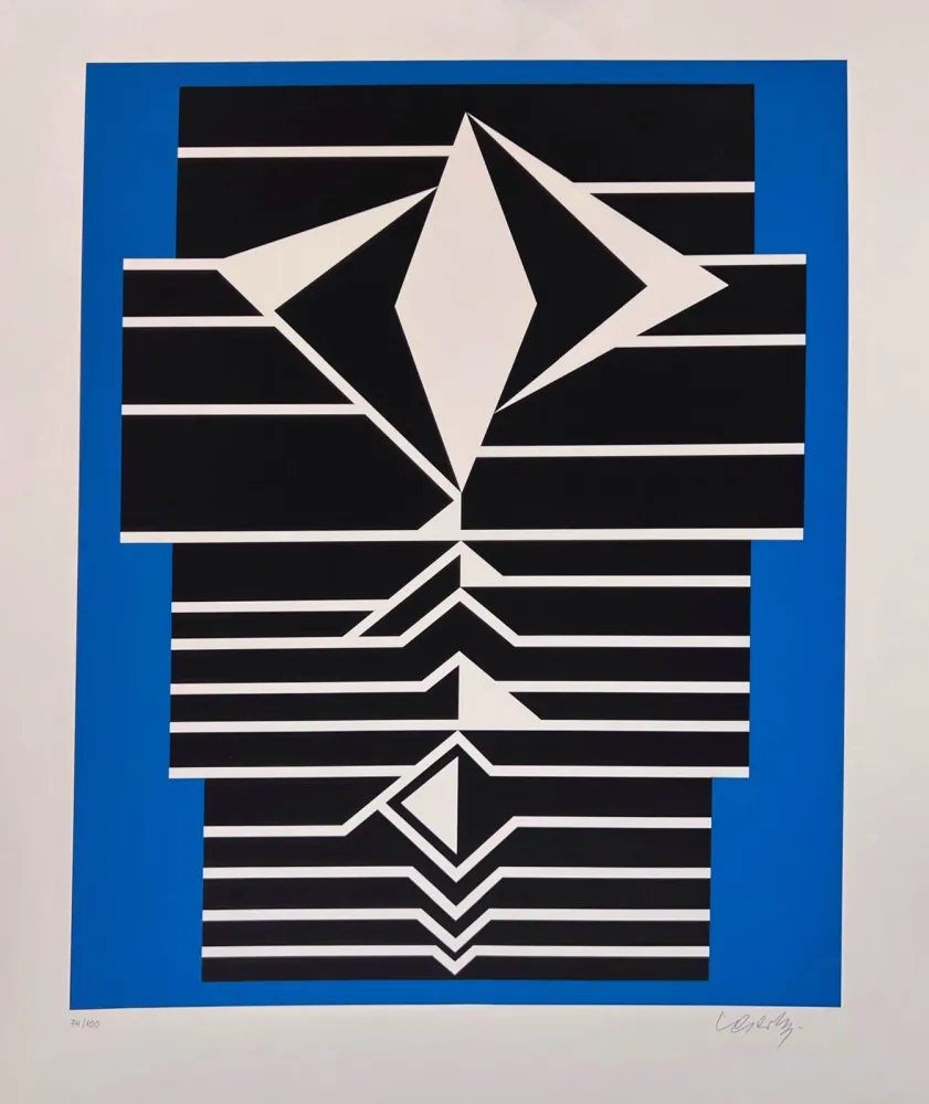 Serigrafía Vasarely - Les années Cinquante
