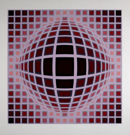 Serigrafía Vasarely - Louisiana 1, c. 1983 - Hand-signed