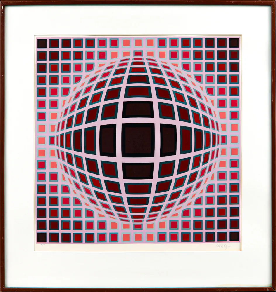 Serigrafía Vasarely - Louisiana I