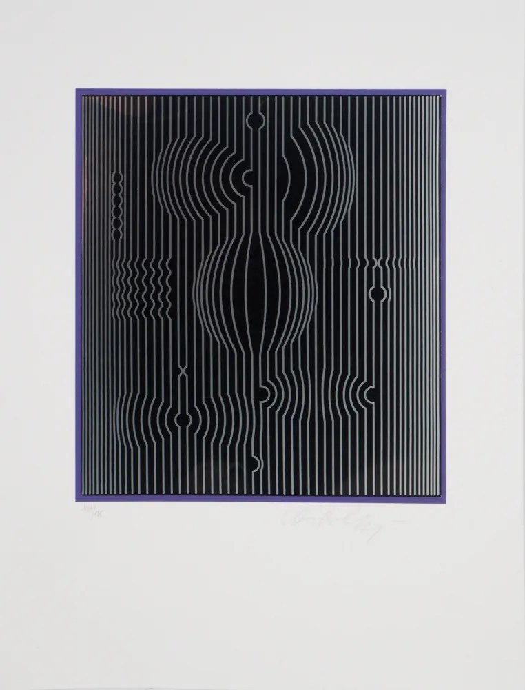 Serigrafía Vasarely - Manipur