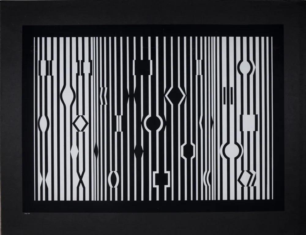 Serigrafía Vasarely - Markab du portfolio Cinétique III, 1959