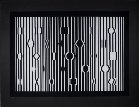 Serigrafía Vasarely - Markab du portfolio Cinétique III, 1959