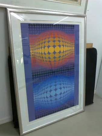 Serigrafía Vasarely - Oltar Zoeld