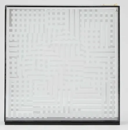 Múltiple Vasarely - Omega 25 Blanc