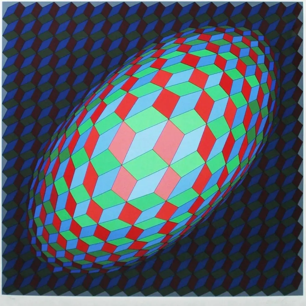 Múltiple Vasarely - Omega V