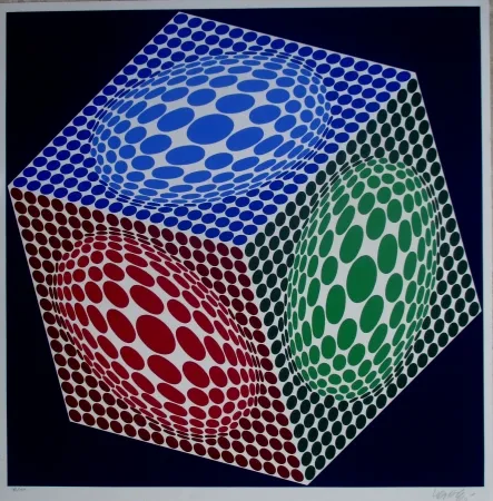 Serigrafía Vasarely - Paula