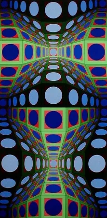 Serigrafía Vasarely - Pava