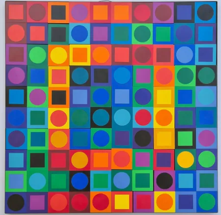 Múltiple Vasarely - Planetary Foklore Participations No. 1