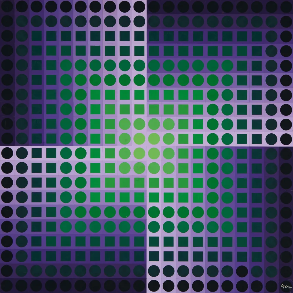 Múltiple Vasarely - Planetary Participations No 2
