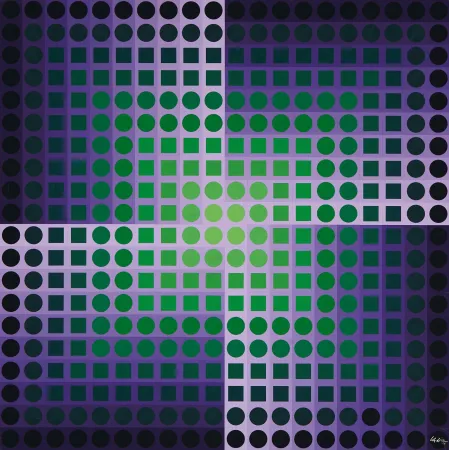 Múltiple Vasarely - Planetary Participations No 2