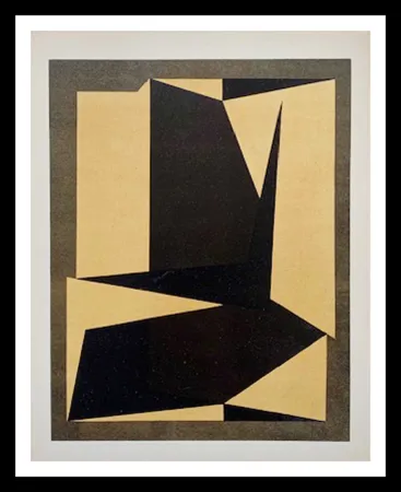 Litografía Vasarely - PROJET POUR UNE TAPISSERIE