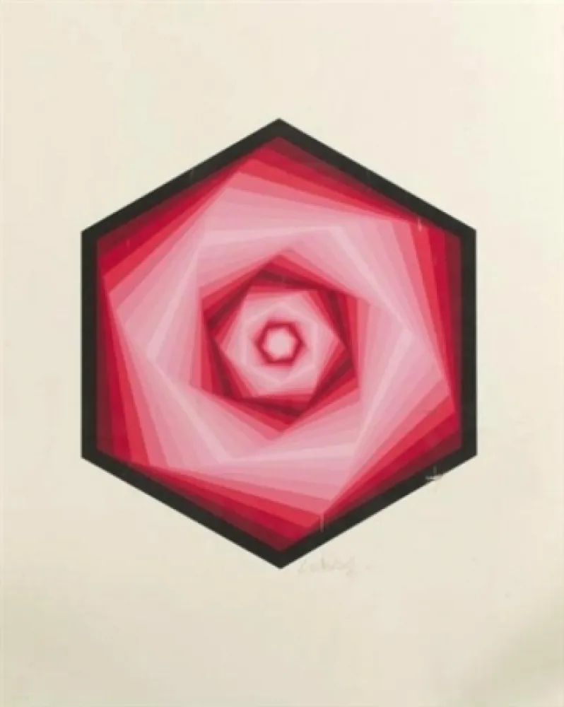 Serigrafía Vasarely - Radau