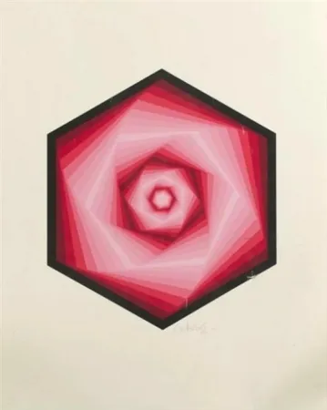 Serigrafía Vasarely - Radau