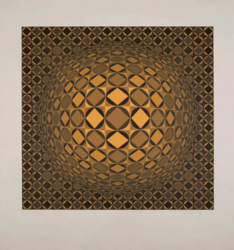 Serigrafía Vasarely - Sann (Benavides 891)