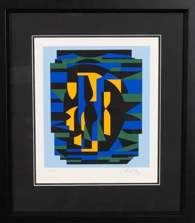 Serigrafía Vasarely - Sin titulo