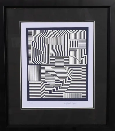 Serigrafía Vasarely - Sin titulo I