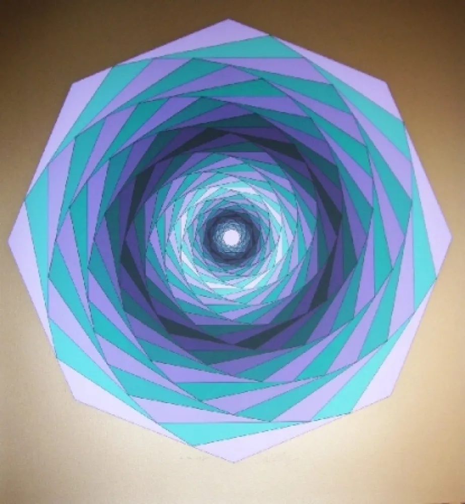 Serigrafía Vasarely - Sirius