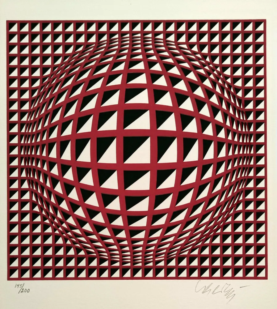 Serigrafía Vasarely - Terz liten
