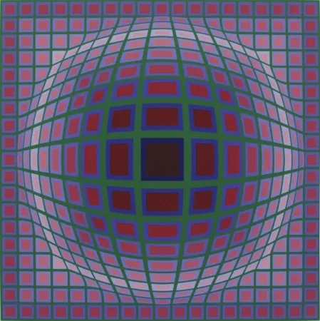 Serigrafía Vasarely - Titan A