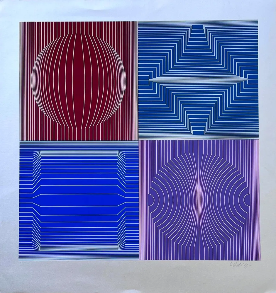 Serigrafía Vasarely - Tokyo