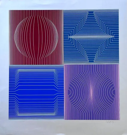 Serigrafía Vasarely - Tokyo