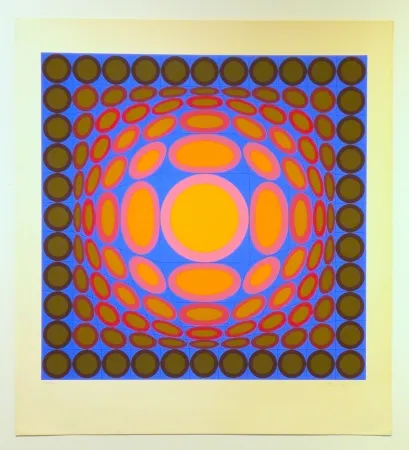 Serigrafía Vasarely - Tri-Vega