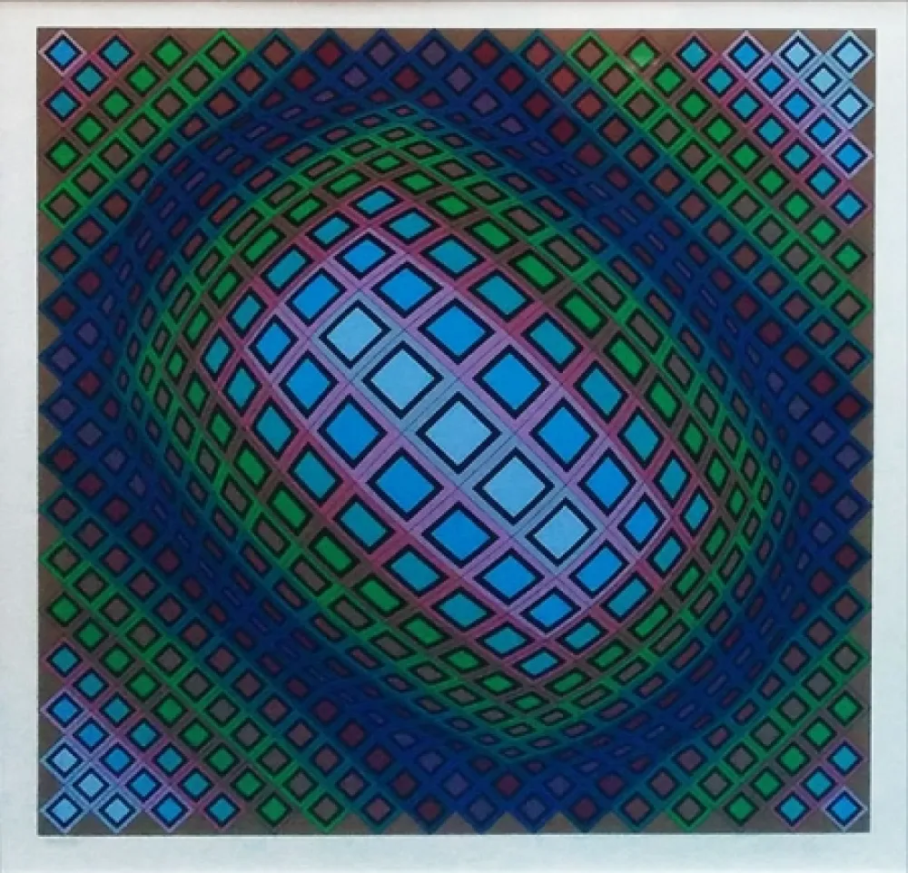 Serigrafía Vasarely - UNKNOWN TITLE