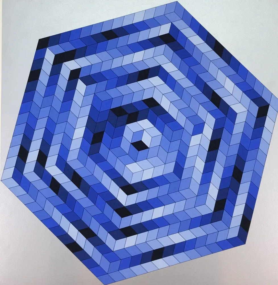 Litografía Vasarely - Untitled 