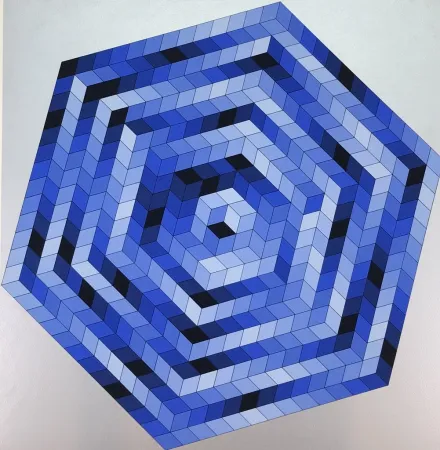 Litografía Vasarely - Untitled 