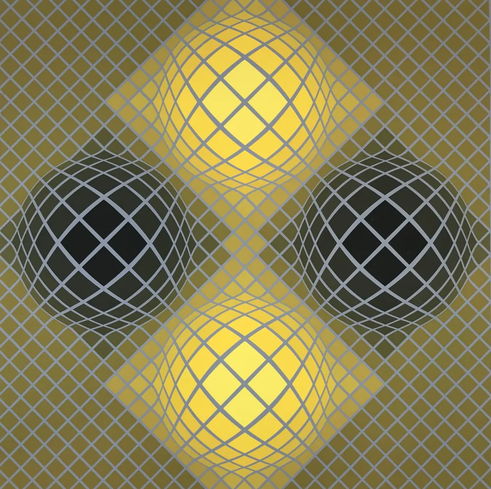Serigrafía Vasarely - Untitled 