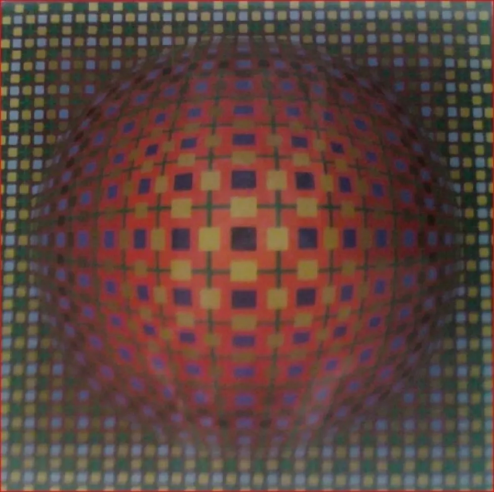 Serigrafía Vasarely - Untitled