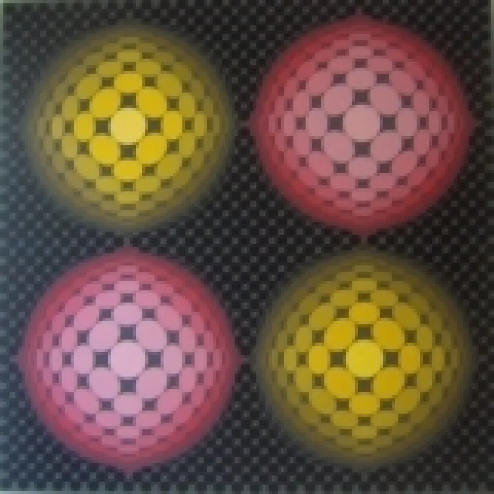 Serigrafía Vasarely - Untitled