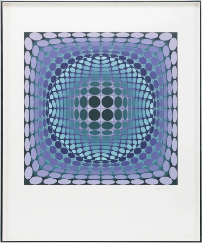 Serigrafía Vasarely - Untitled