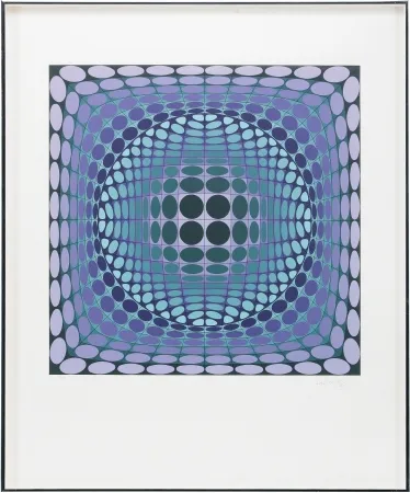 Serigrafía Vasarely - Untitled
