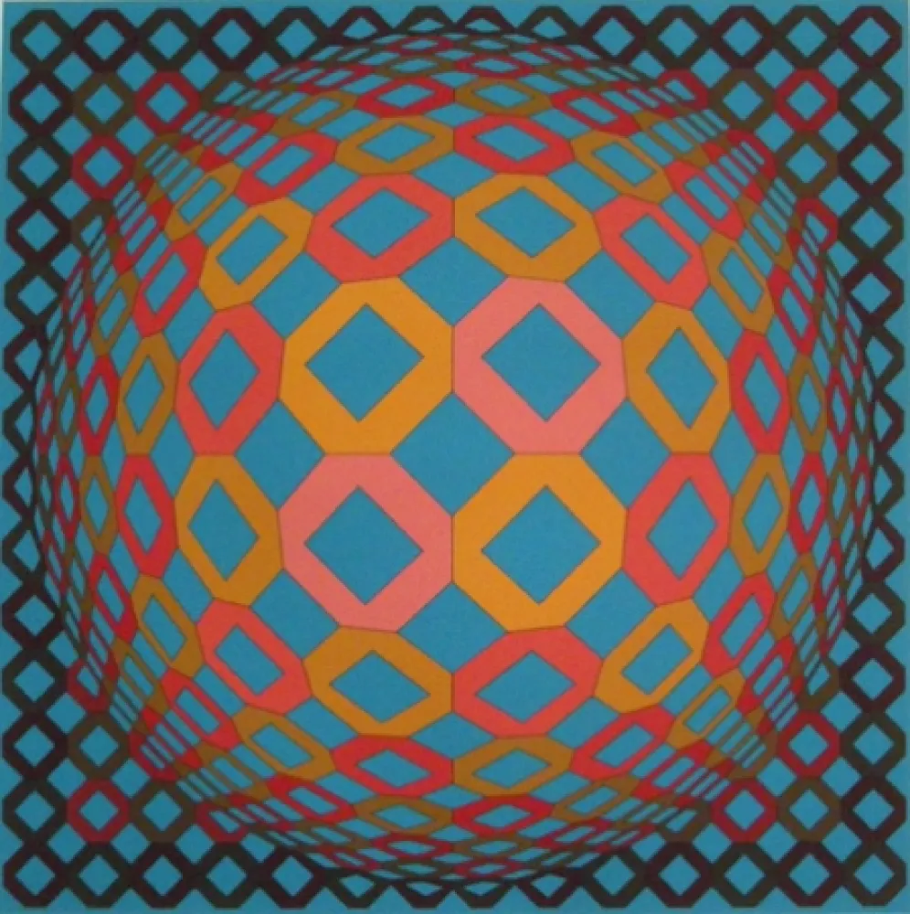 Serigrafía Vasarely - Untitled