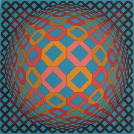 Serigrafía Vasarely - Untitled