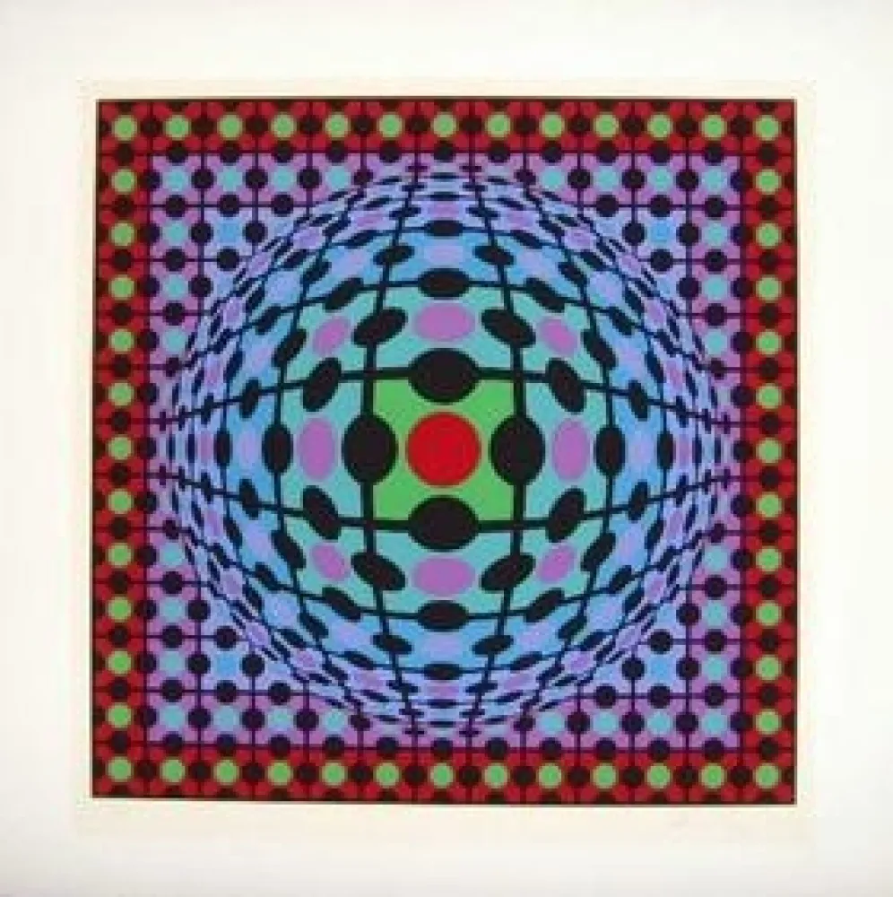 Serigrafía Vasarely - Untitled