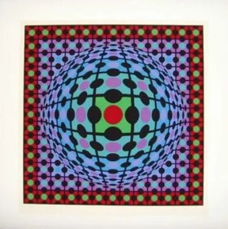 Serigrafía Vasarely - Untitled