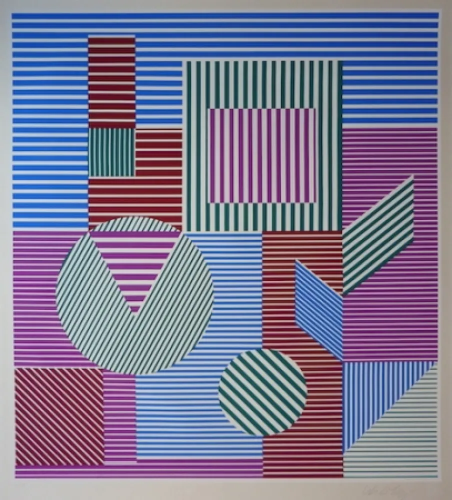 Serigrafía Vasarely - Untitled