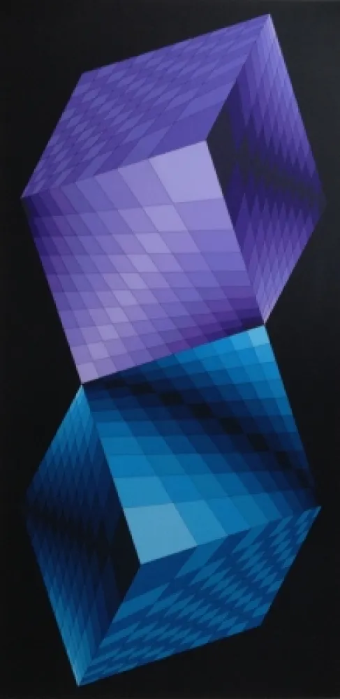 Serigrafía Vasarely - Untitled