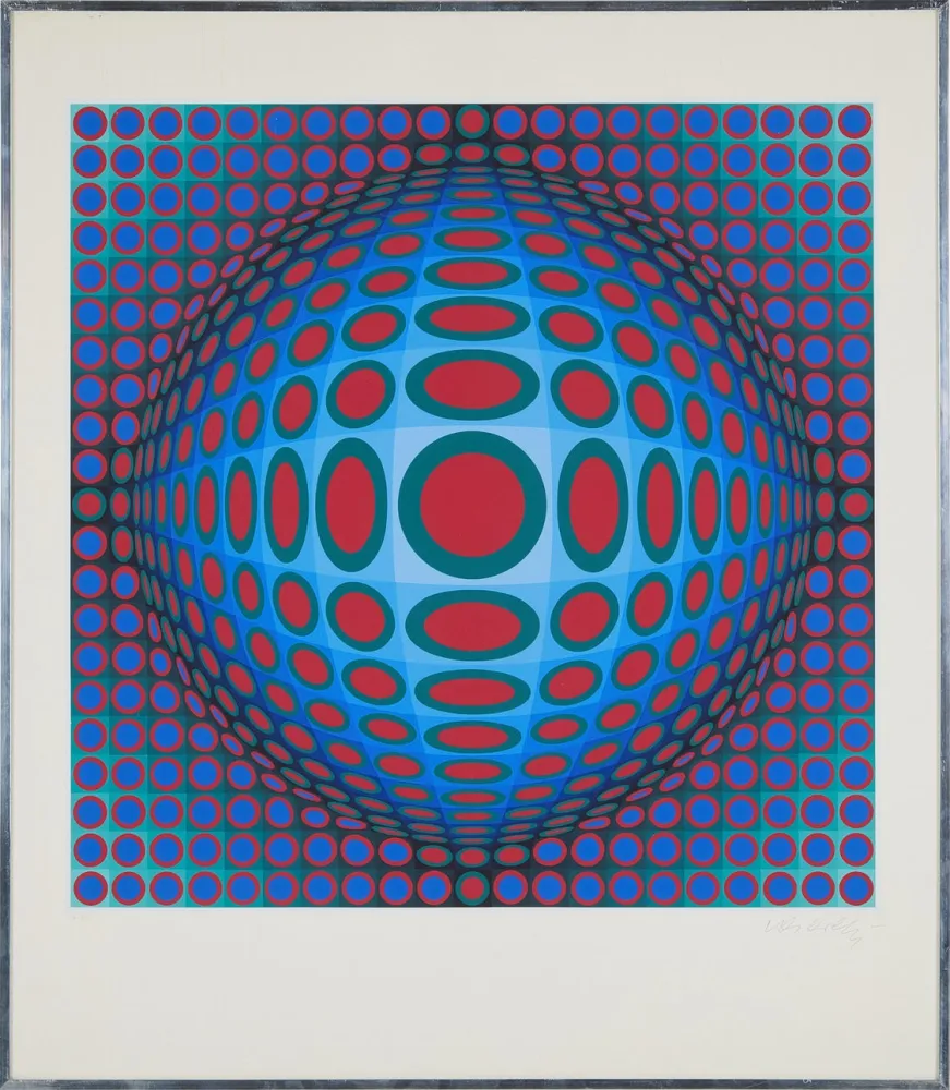 Serigrafía Vasarely - Vega 222