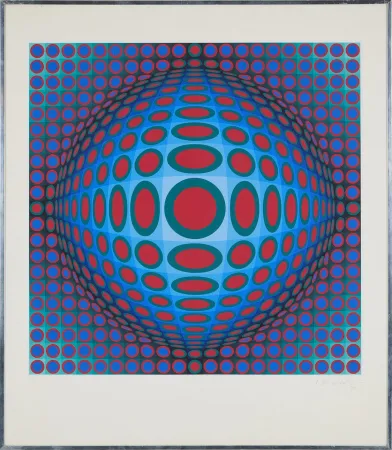 Serigrafía Vasarely - Vega 222