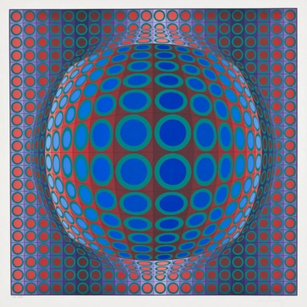 Serigrafía Vasarely - Vega