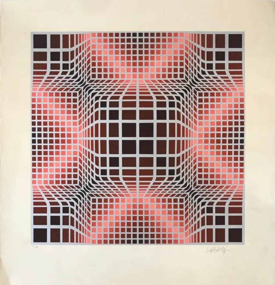 Serigrafía Vasarely - Vorosh Arg 
