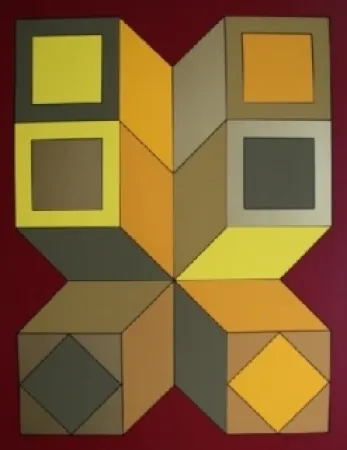 Serigrafía Vasarely - XICO 6