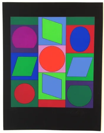 Serigrafía Vasarely - Zaphir