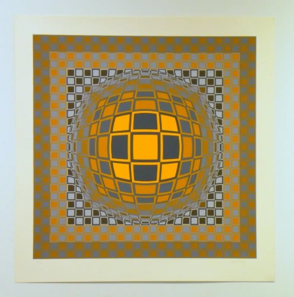Serigrafía Vasarely - Zeng