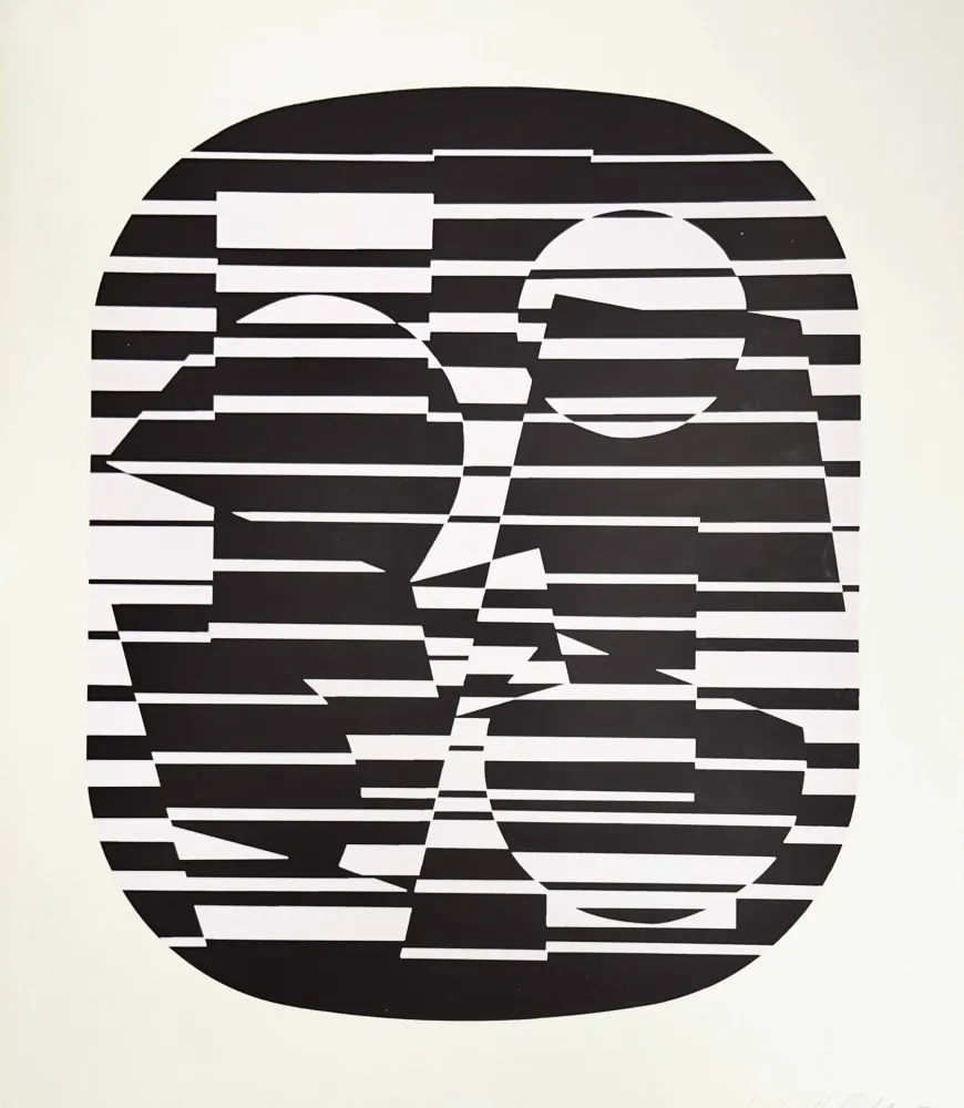 Serigrafía Vasarely - Zeta